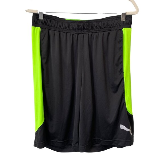 Puma DryCell Athletic Shorts Size Large Elastic Waist Colorblock Sporty Active - Picture 2 of 7